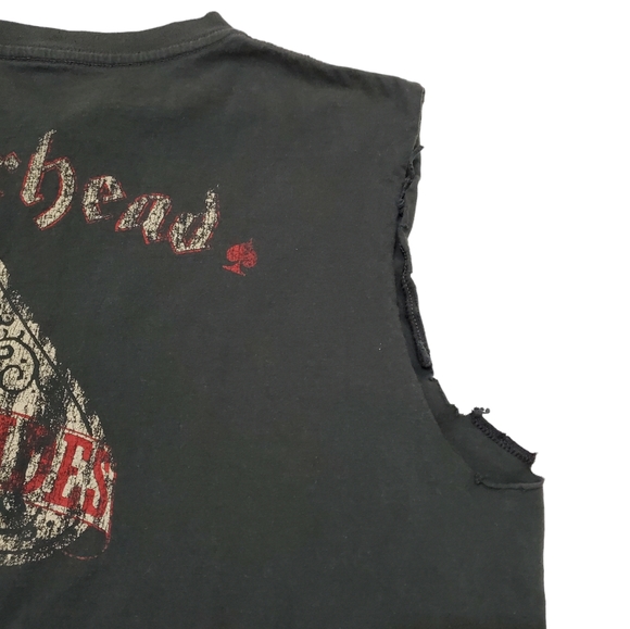 Vintage 1981 Ace Of Spades Tour Motorhead Cut Off T Shirt Single Stitch RARE - Picture 6 of 8